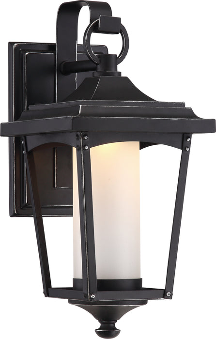 Essex LED Outdoor Wall Lantern in Sterling Black