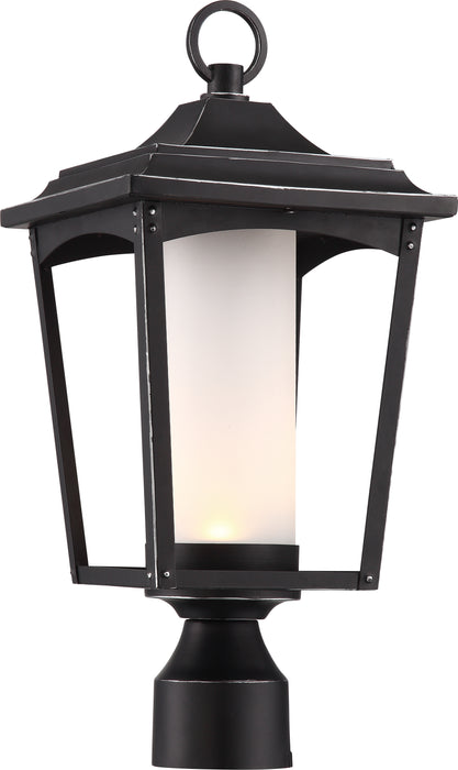 Essex LED Outdoor Post Mount in Sterling Black