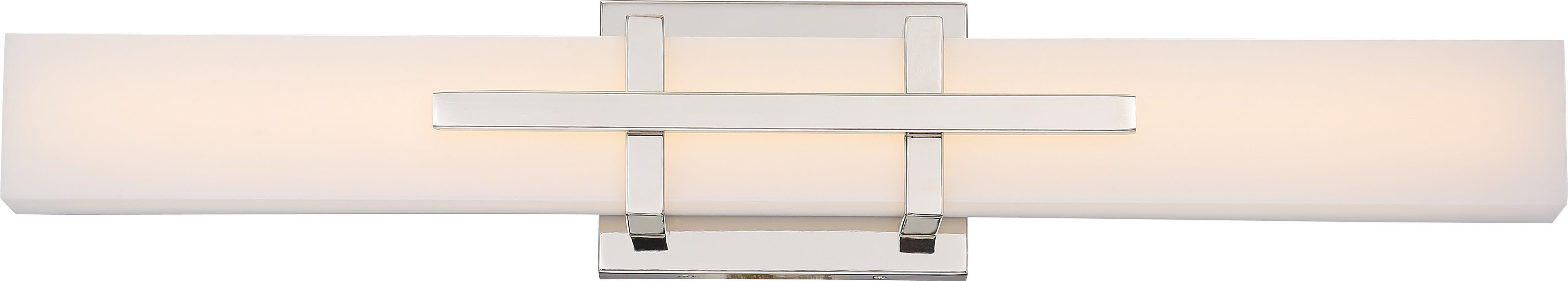 Grill LED Wall Sconce in Polished Nickel