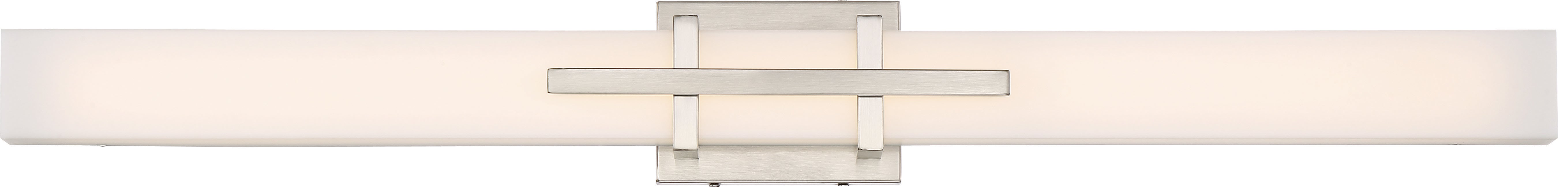 Grill LED Vanity in Polished Nickel