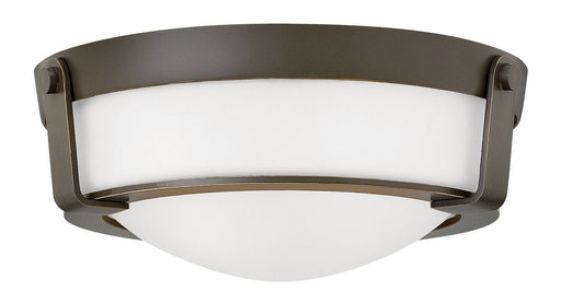 Myhouse Lighting Hinkley - 3223OB-WH - LED Flush Mount - Hathaway - Olde Bronze