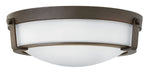 Myhouse Lighting Hinkley - 3225OB-WH - LED Flush Mount - Hathaway - Olde Bronze