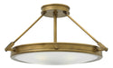 Myhouse Lighting Hinkley - 3382HB - LED Semi-Flush Mount - Collier - Heritage Brass