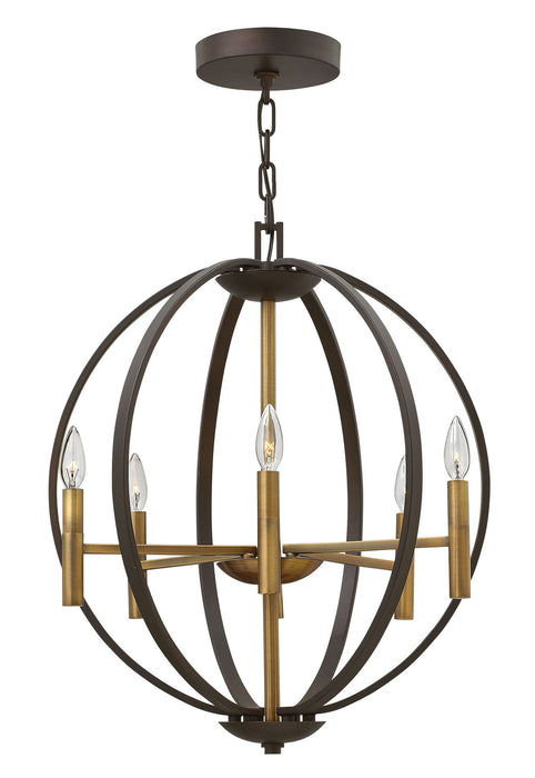 Myhouse Lighting Hinkley - 3466SB - LED Foyer Pendant - Euclid - Spanish Bronze