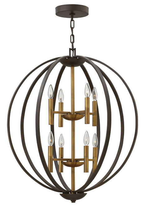 Myhouse Lighting Hinkley - 3468SB - LED Foyer Pendant - Euclid - Spanish Bronze