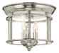 Myhouse Lighting Hinkley - 3473PN - LED Flush Mount - Gentry - Polished Nickel