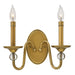 Myhouse Lighting Hinkley - 4952HB - LED Wall Sconce - Eleanor - Heritage Brass