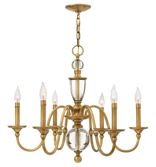 Myhouse Lighting Hinkley - 4956HB - LED Chandelier - Eleanor - Heritage Brass