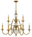 Myhouse Lighting Hinkley - 4958HB - LED Foyer Pendant - Eleanor - Heritage Brass