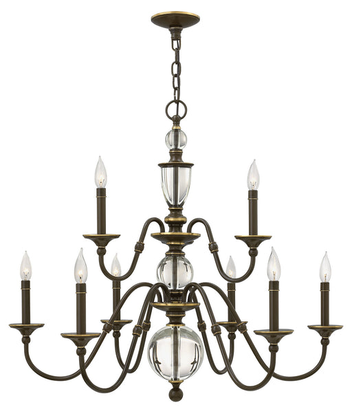 Myhouse Lighting Hinkley - 4958LZ - LED Foyer Pendant - Eleanor - Light Oiled Bronze