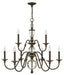 Myhouse Lighting Hinkley - 4958LZ - LED Foyer Pendant - Eleanor - Light Oiled Bronze