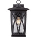 Myhouse Lighting Quoizel - GVR8408K - One Light Outdoor Wall Lantern - Grover - Mystic Black