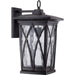 Myhouse Lighting Quoizel - GVR8410K - One Light Outdoor Wall Lantern - Grover - Mystic Black