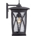 Myhouse Lighting Quoizel - GVR8410K - One Light Outdoor Wall Lantern - Grover - Mystic Black