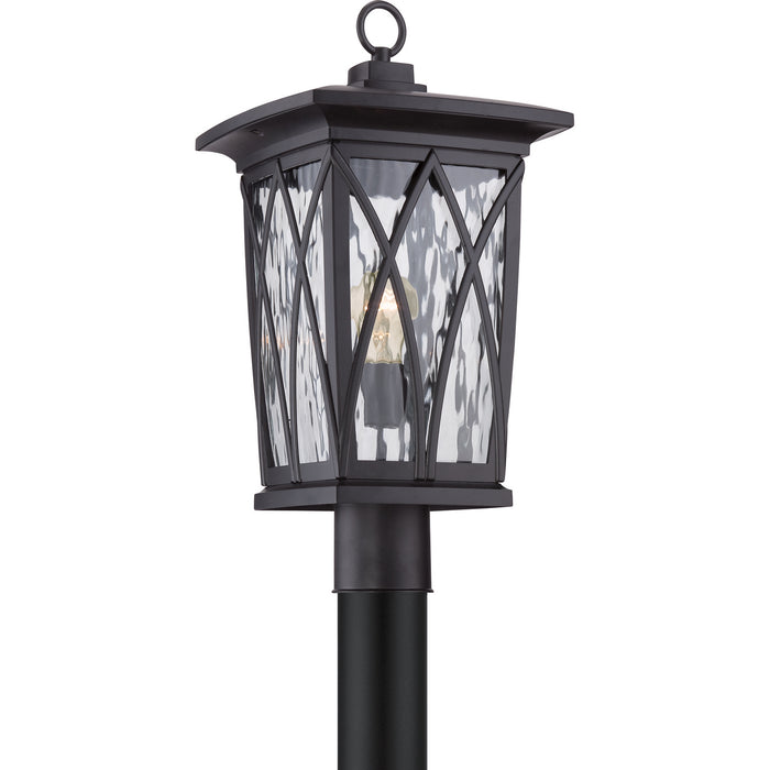 Myhouse Lighting Quoizel - GVR9010K - One Light Outdoor Post Mount - Grover - Mystic Black