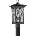 Myhouse Lighting Quoizel - GVR9010K - One Light Outdoor Post Mount - Grover - Mystic Black