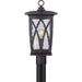 Myhouse Lighting Quoizel - GVR9010K - One Light Outdoor Post Mount - Grover - Mystic Black