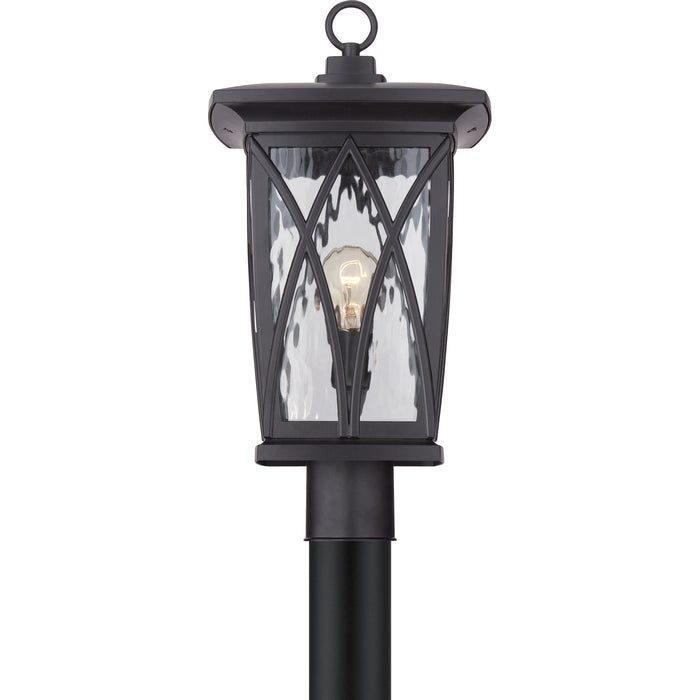 Myhouse Lighting Quoizel - GVR9010K - One Light Outdoor Post Mount - Grover - Mystic Black