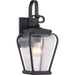 Myhouse Lighting Quoizel - PRV8406K - One Light Outdoor Wall Lantern - Province - Mystic Black