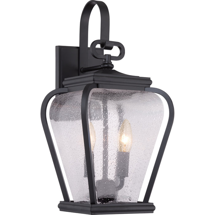 Myhouse Lighting Quoizel - PRV8408K - Two Light Outdoor Wall Lantern - Province - Mystic Black