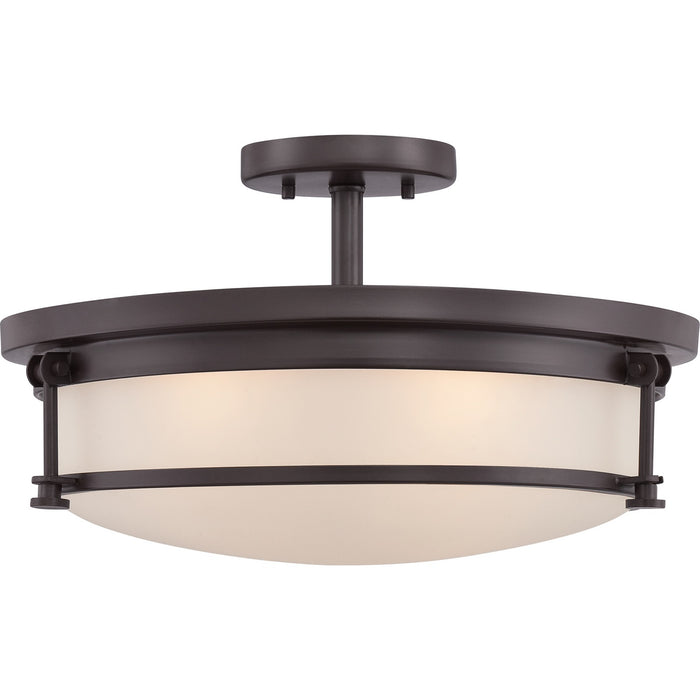 Myhouse Lighting Quoizel - SLR1716WT - Four Light Semi-Flush Mount - Sailor - Western Bronze