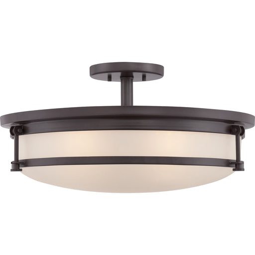 Myhouse Lighting Quoizel - SLR1720WT - Five Light Semi Flush Mount - Sailor - Western Bronze