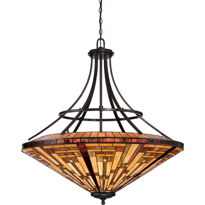 Myhouse Lighting Quoizel - TFST2840VB - Eight Light Pendant - Stephen - Vintage Bronze