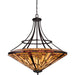 Myhouse Lighting Quoizel - TFST2840VB - Eight Light Pendant - Stephen - Vintage Bronze