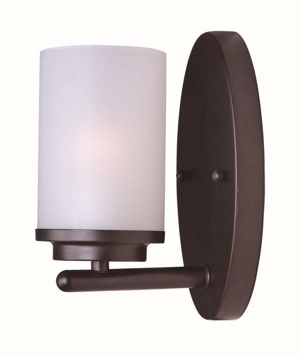 Myhouse Lighting Maxim - 10211FTOI - One Light Bath Vanity - Corona - Oil Rubbed Bronze