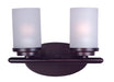 Myhouse Lighting Maxim - 10212FTOI - Two Light Bath Vanity - Corona - Oil Rubbed Bronze