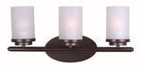 Myhouse Lighting Maxim - 10213FTOI - Three Light Bath Vanity - Corona - Oil Rubbed Bronze