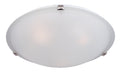 Myhouse Lighting Maxim - 11060FTSN - Four Light Flush Mount - Malaga - Satin Nickel