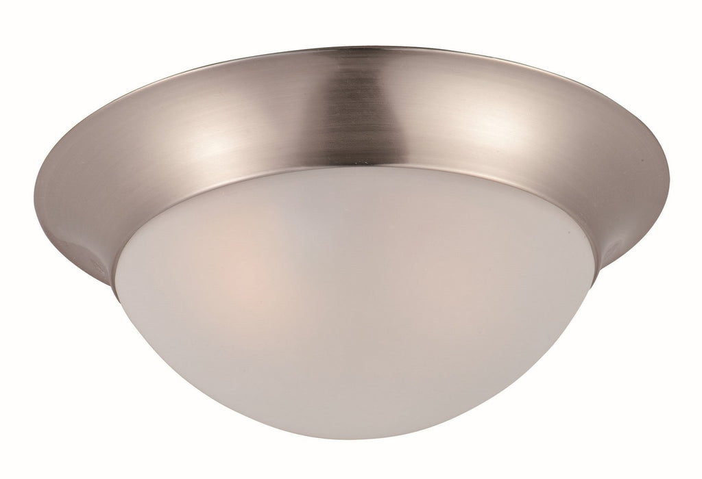 Myhouse Lighting Maxim - 5850FTSN - One Light Flush Mount - Essentials - 585x - Satin Nickel