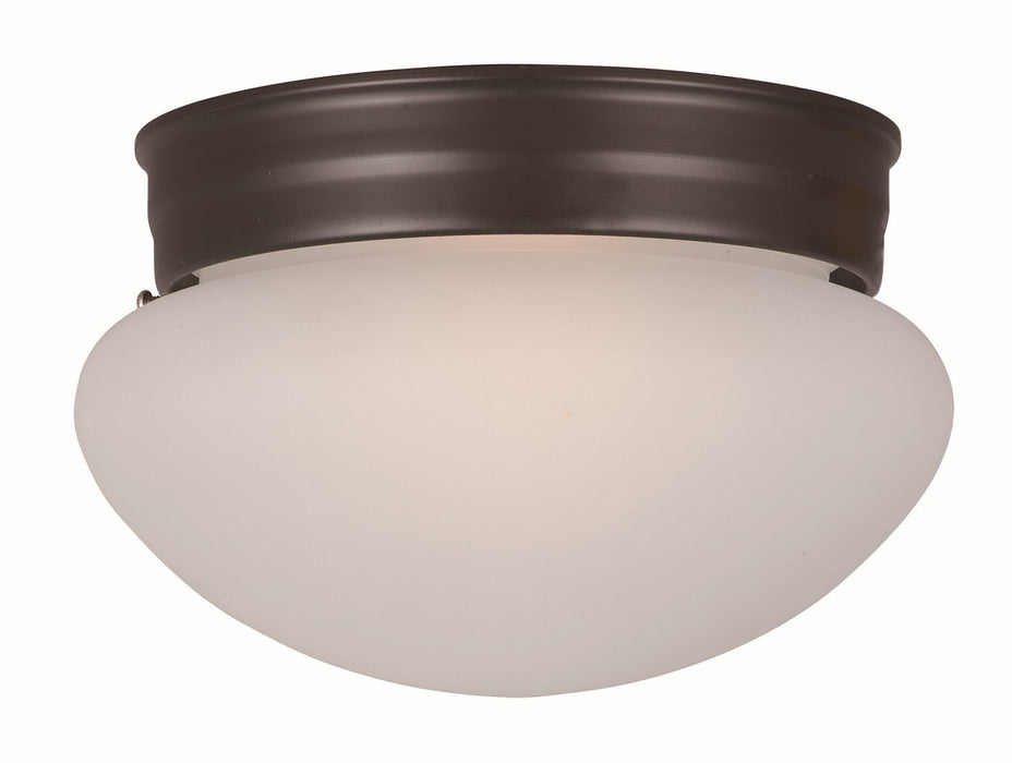 Myhouse Lighting Maxim - 5884FTOI - One Light Flush Mount - Essentials - 588x - Oil Rubbed Bronze
