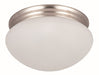 Myhouse Lighting Maxim - 5885FTSN - Two Light Flush Mount - Essentials - 588x - Satin Nickel