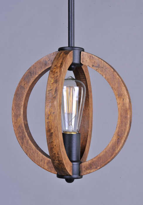 Myhouse Lighting Maxim - 91910APAR - One Light Mini Pendant - Bodega Bay - Anthracite