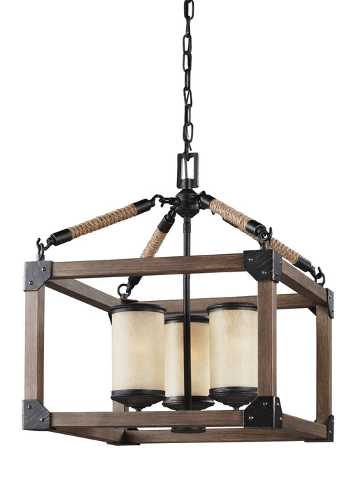 Myhouse Lighting Generation Lighting - 3113303-846 - Three Light Chandelier - Dunning - Stardust