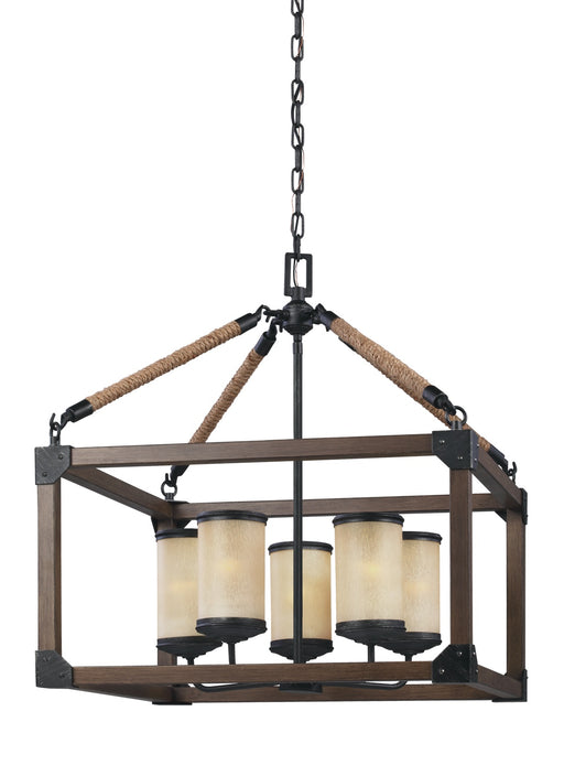 Myhouse Lighting Generation Lighting - 3113305-846 - Five Light Chandelier - Dunning - Stardust