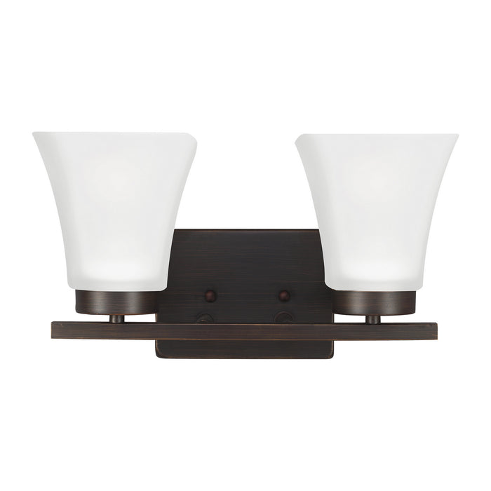 Myhouse Lighting Generation Lighting - 4411602-710 - Two Light Wall / Bath - Bayfield - Bronze