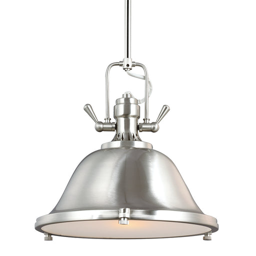 Myhouse Lighting Generation Lighting - 6514401-962 - One Light Pendant - Stone Street - Brushed Nickel