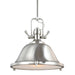 Myhouse Lighting Generation Lighting - 6514401-962 - One Light Pendant - Stone Street - Brushed Nickel