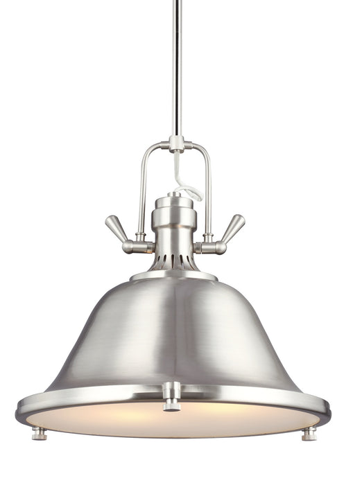 Myhouse Lighting Generation Lighting - 6514402-962 - Two Light Pendant - Stone Street - Brushed Nickel