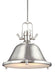 Myhouse Lighting Generation Lighting - 6514402-962 - Two Light Pendant - Stone Street - Brushed Nickel