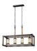 Myhouse Lighting Generation Lighting - 6613304-846 - Four Light Island Pendant - Dunning - Stardust