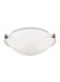 Myhouse Lighting Generation Lighting - 7543502-962 - Two Light Flush Mount - Clip Ceiling Flush Mount - Brushed Nickel