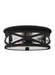 Myhouse Lighting Generation Lighting - 7821402-12 - Two Light Outdoor Flush Mount - Outdoor Ceiling - Black