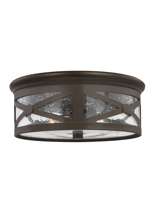 Myhouse Lighting Generation Lighting - 7821402-71 - Two Light Outdoor Flush Mount - Outdoor Ceiling - Antique Bronze