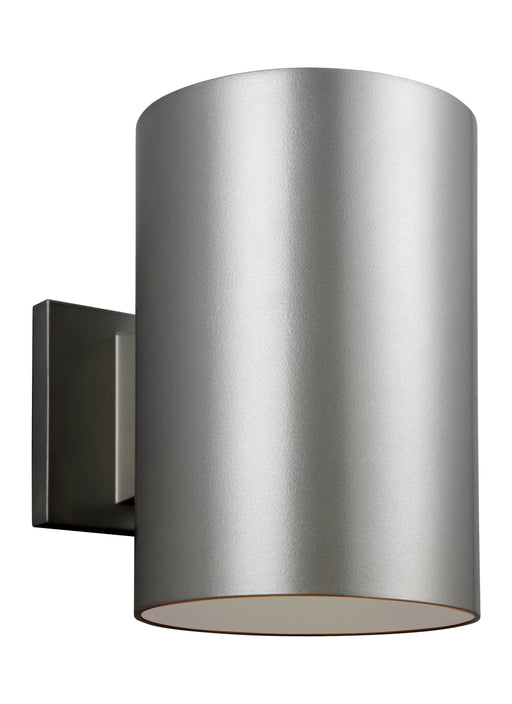 Myhouse Lighting Visual Comfort Studio - 8313901-753 - One Light Outdoor Wall Lantern - Outdoor Cylinders - Painted Brushed Nickel
