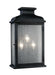 Myhouse Lighting Visual Comfort Studio - OL11104DWZ - Three Light Lantern - Pediment - Dark Weathered Zinc