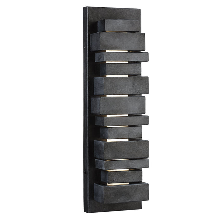 Myhouse Lighting Visual Comfort Studio - OL11201DWZ - LED Outdoor Wall Sconce - Ledgend - Dark Weathered Zinc